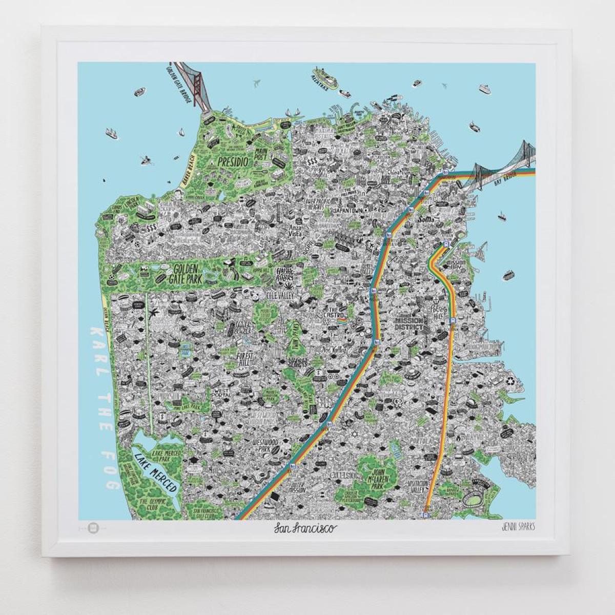 Карта на Сан Франциско уметност