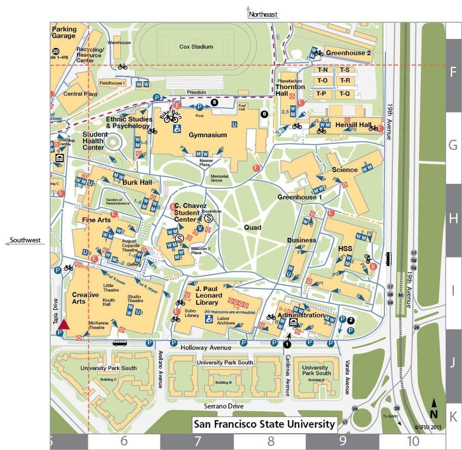 Карта на SFsu