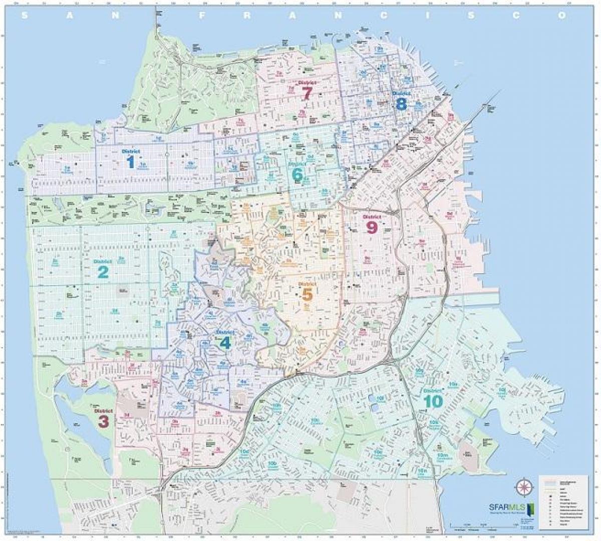 Сан Франциско млс мапа