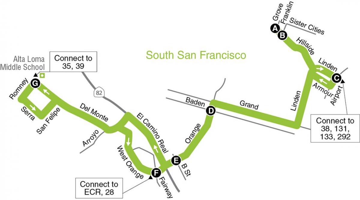 Карта на Сан Франциско основни училишта