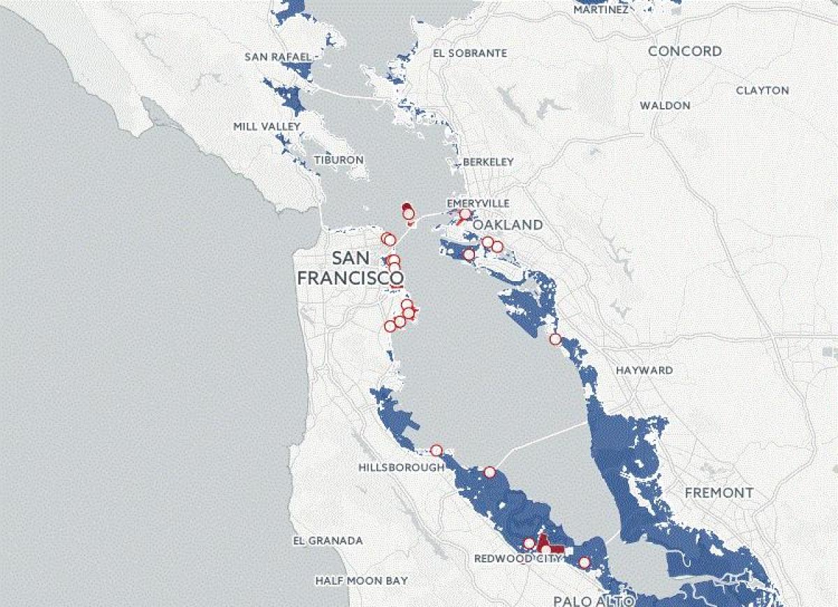 Карта на Сан Франциско поплави