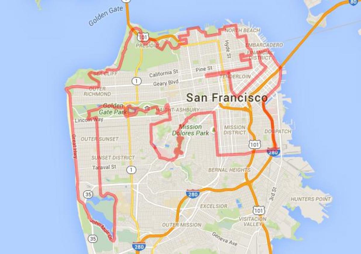 златна порта парк, велосипедски патеки мапа