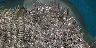 Карта на Сан Франциско satellite