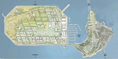 Карта на богатство на островот Сан Франциско