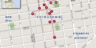 Мапата chinatown Сан Франциско