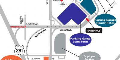 SFO паркинг гаража мапа