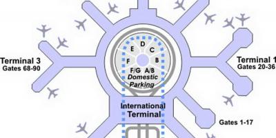 Карта на SFO терминал g
