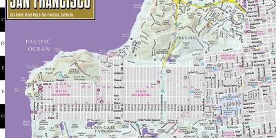 Карта на streetwise Сан Франциско