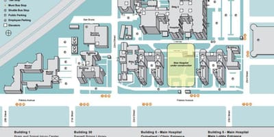 Карта на ucSF медицински центар