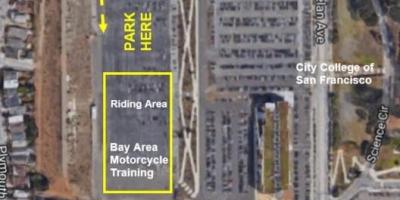 Карта на СФ мотоцикл паркинг