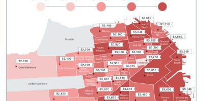 Сан Франциско изнајмување цени мапа
