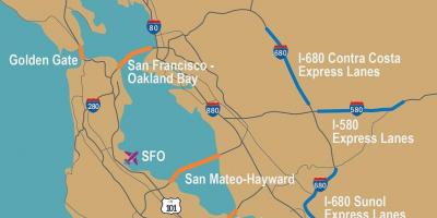 Се патиштата Сан Франциско мапа