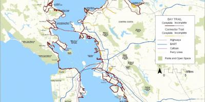 Сан Франциско заливот трага мапа