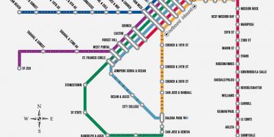 Мини мапата метрото